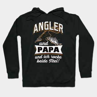 Angler und Papa Hoodie